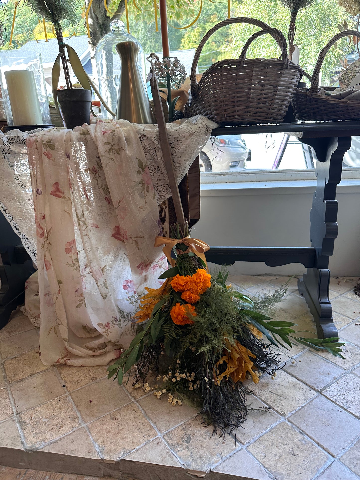 WITCHES BROOMSTICK WORKSHOP | October 3rd | poppysea dried herb witchy broomstick class