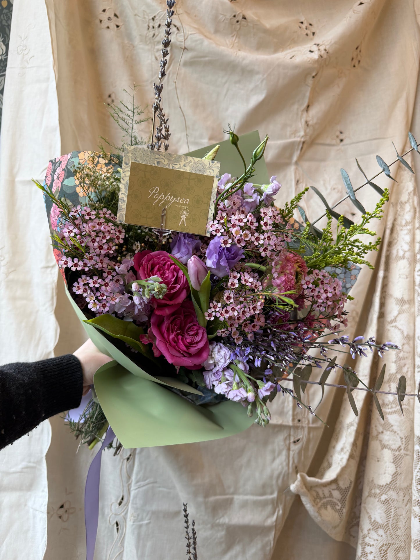 wrapped bouquet