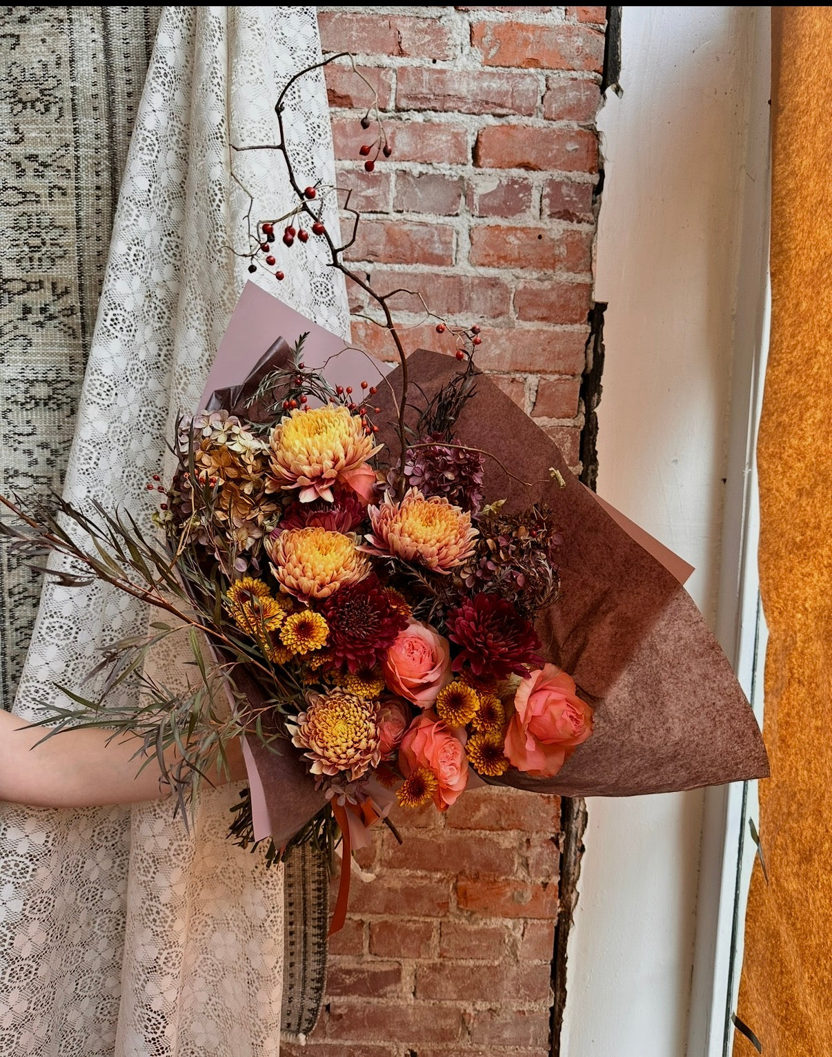 Thanksgiving | pre order  | poppysea wrapped bouquet