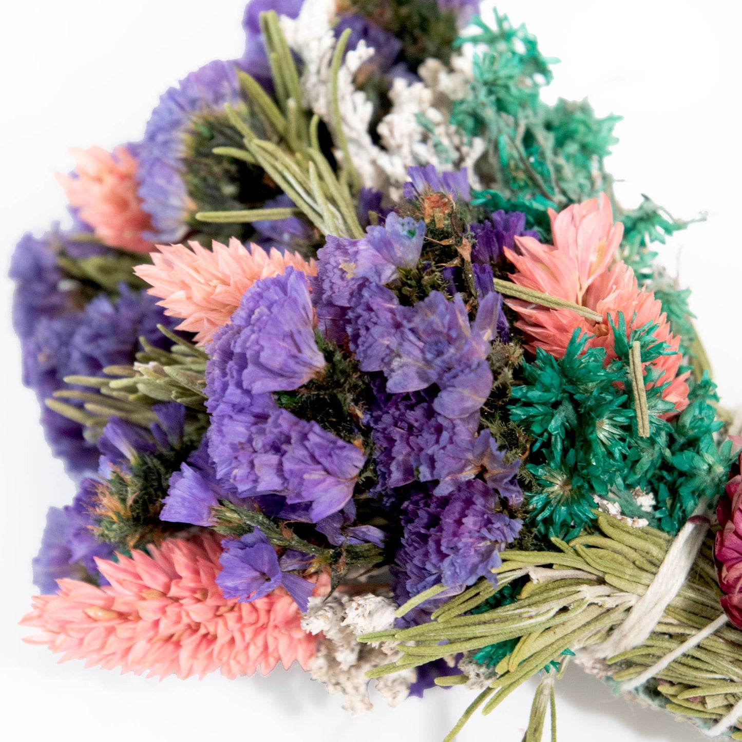 6" Summer Floral Smudge Wand